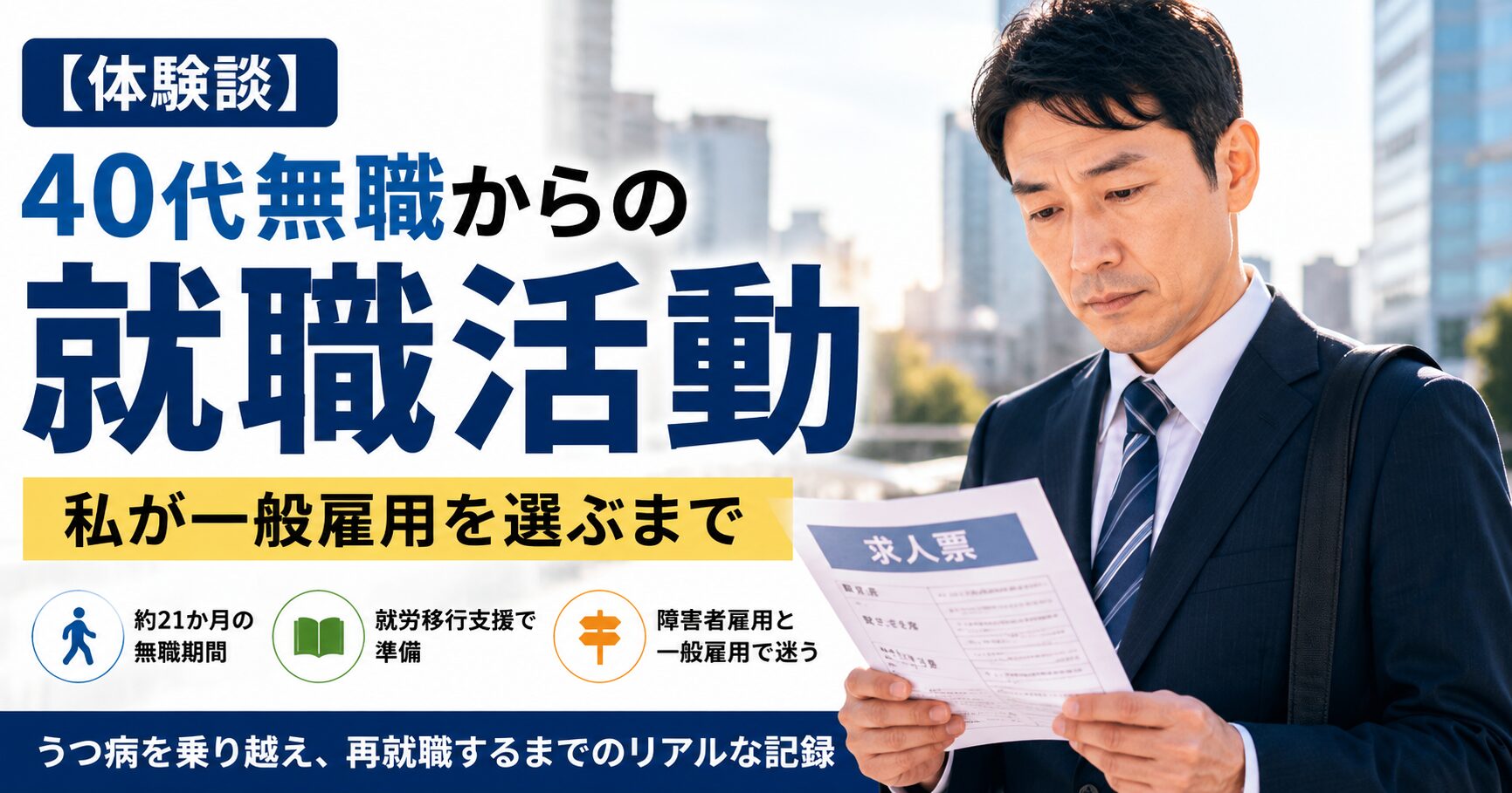 40代無職の就職活動